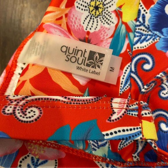 Quint Soul multicoloured bikini size medium cheeky swimwear crochet two piece - Picture 3 of 14